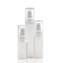Eco-friendly sugarcane material cosmetic 50ml white transparent plastic pump lotion airless bottle